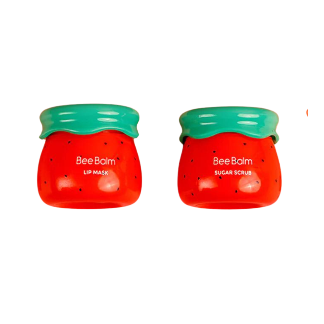 Bee Balm Hydrating Lip Balm and Lip Scrub Duo